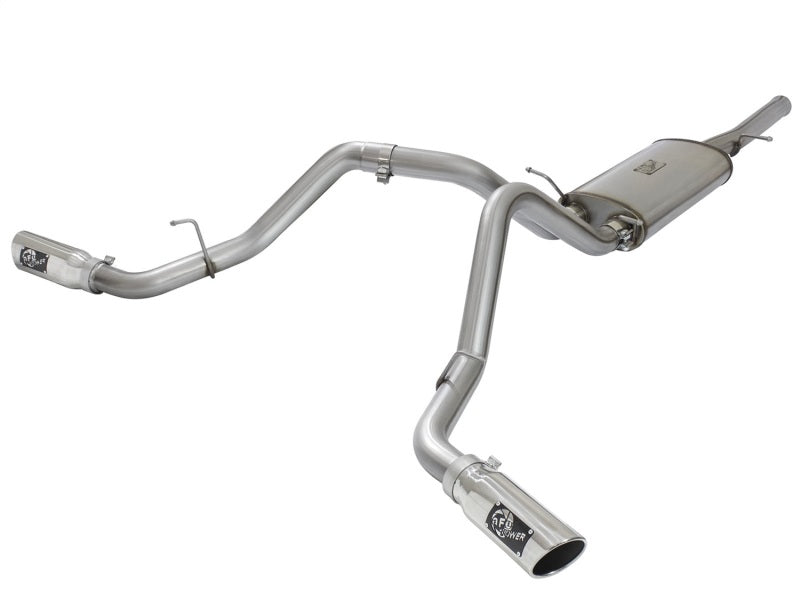Load image into Gallery viewer, aFe MACH Force-Xp 3in CB SS Dual Exhaust w/Polished Tips 09-16 GM Silverado/Sierra 4.3L/4.8L/5.3L
