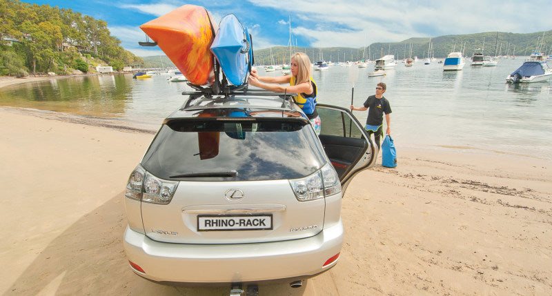 Load image into Gallery viewer, Rhino-Rack Folding J Style Kayak Carrier Extension - Pair
