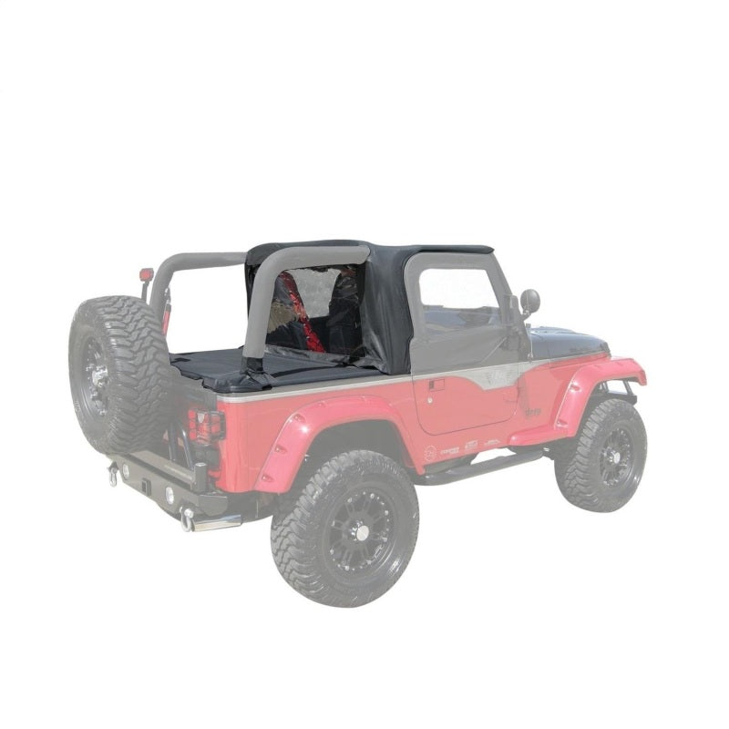 Load image into Gallery viewer, Rampage 1997-2002 Jeep Wrangler(TJ) Cab Soft Top And Tonneau Cover - Black Denim
