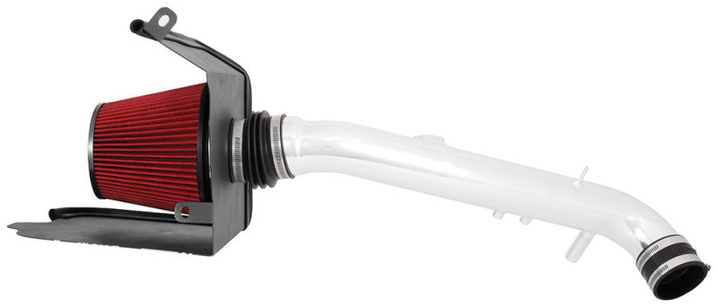 Load image into Gallery viewer, Spectre 12-16 Toyota Tacoma 2.7L F/I Air Intake Kit - Polished w/Red Filter
