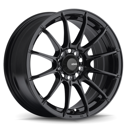 Konig Dial In 15x9 4x100 ET35 Gloss Black