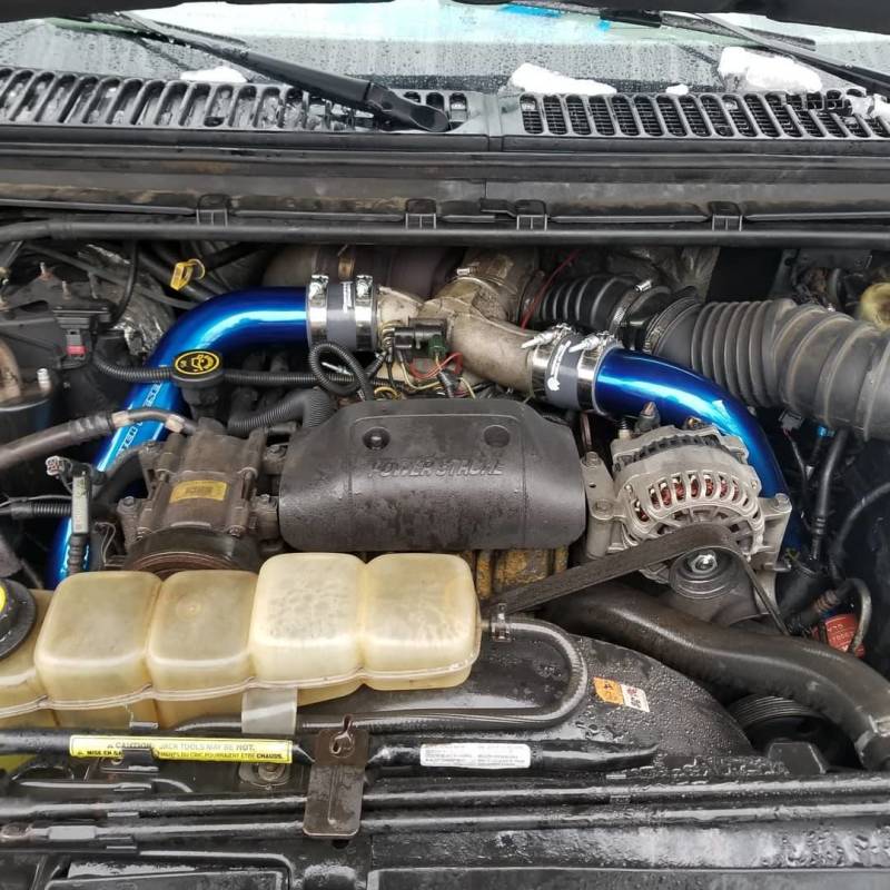 Load image into Gallery viewer, Sinister Diesel 99.5-03 Ford 7.3L Powerstroke Intercooler Charge Pipe Kit
