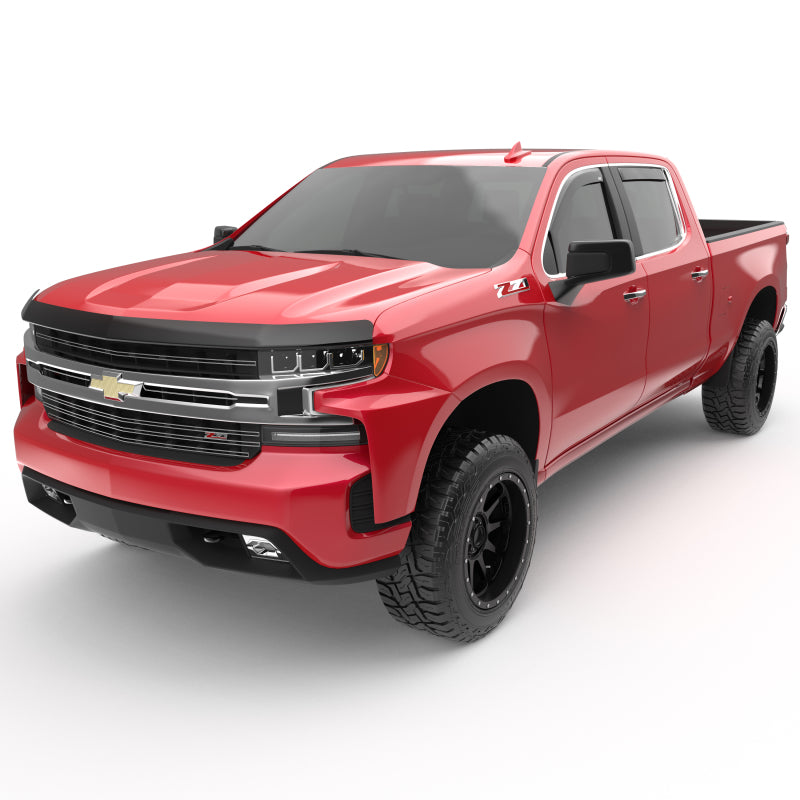 Load image into Gallery viewer, EGR 2019 Chevy 1500 Double Cab In-Channel Window Visors - Dark Smoke
