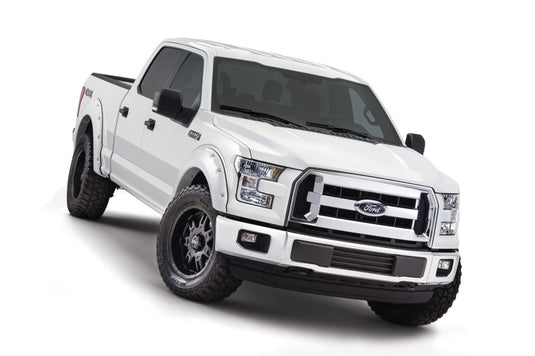 Bushwacker 16-17 Ford F-150 Styleside Pocket Style Flares 4pc 78.9/67.1/97.6in Bed - Oxford White