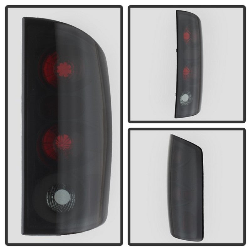 Load image into Gallery viewer, Spyder Dodge Ram 02-06 1500/Ram 2500/3500 03-06 Euro Style Tail Lights Black Smoke ALT-YD-DRAM02-BSM
