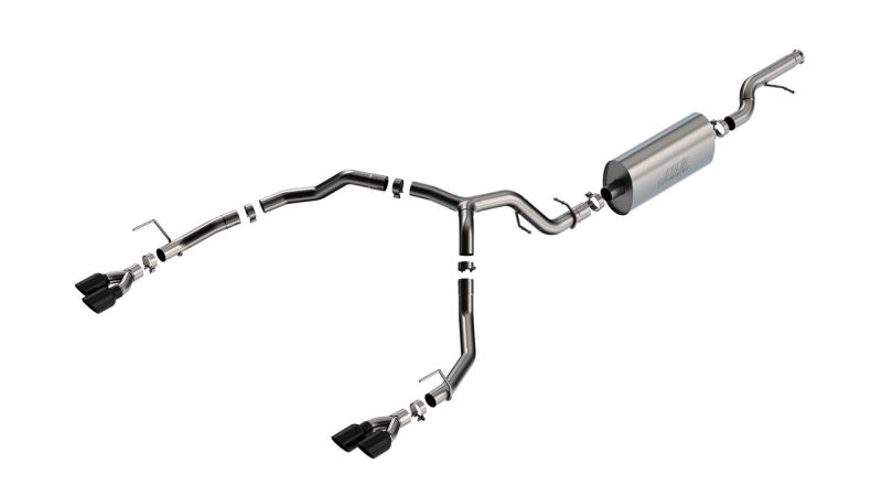 Load image into Gallery viewer, Borla 21-22 Chevrolet Tahoe 5.3L V8 2/4WD 4DR 3in/2.75in Touring Cat-Back Exhaust -Black Chrome Tips
