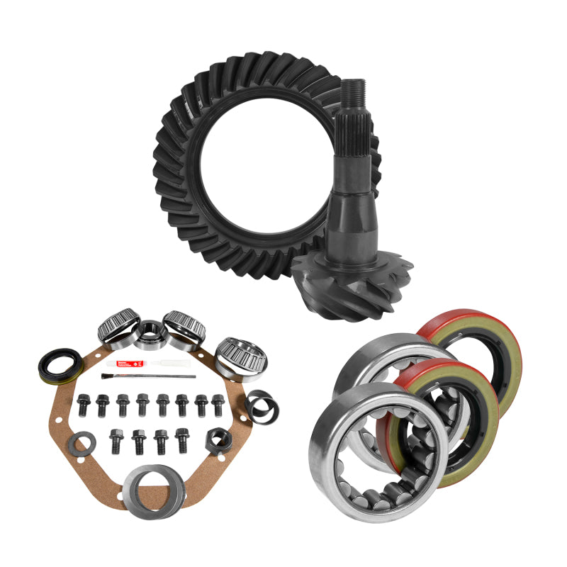 Load image into Gallery viewer, Yukon Gear 9.25in CHY 3.91 Rear Ring &amp; Pinion Install Kit 1.62in ID Axle Bearings and Seal
