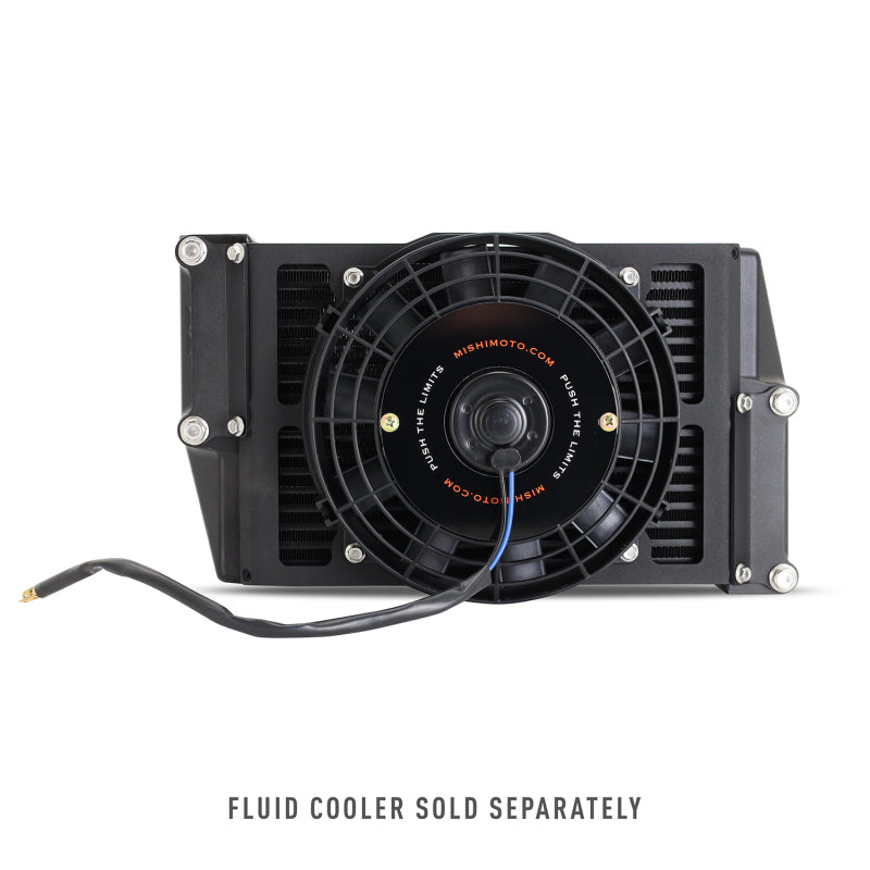 Load image into Gallery viewer, Mishimoto Universal 10in. Heavy-Duty Oil Cooler Fan Shroud - Micro Wrinkle Black
