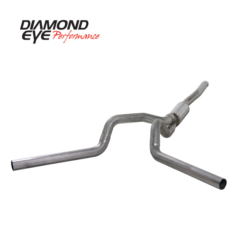Load image into Gallery viewer, Diamond Eye KIT 4in Catback MFLR RPLCMENT PIPE DUAL SS: 2006-2007.5 CHEVY/GMC 6.6L 2500/3500
