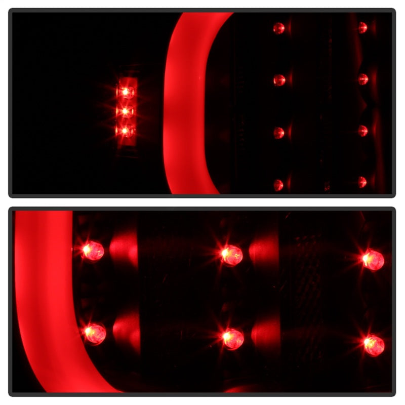 Load image into Gallery viewer, xTune Ford F150 09-14 LED Tail Lights - Black ALT-ON-FF15009-LBLED-BK
