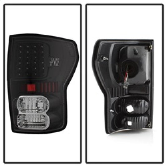 xTune Toyota Tundra 07-13 LED Tail Lights Black ALT-ON-TTU07-LED-BK