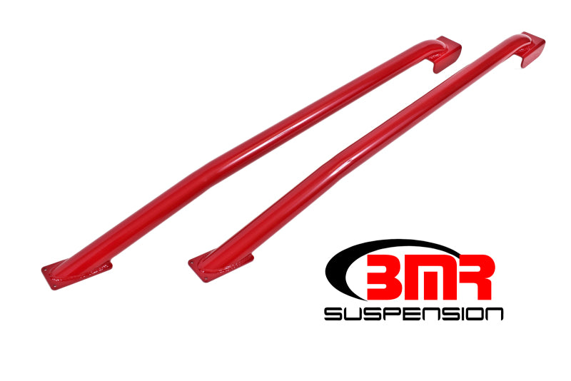 Load image into Gallery viewer, BMR 79-04 Fox Mustang Hardtop Only Weld-On Boxed STD. Subframe Connectors - Red
