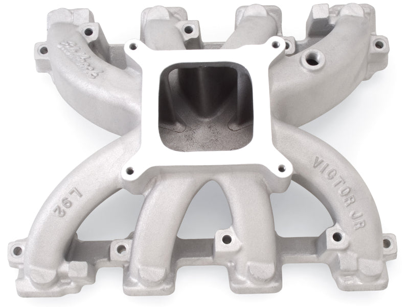 Load image into Gallery viewer, Edelbrock Manifold Victor Jr GM Gen IV* L92 Carbureted Applications (*Corrected-Mc)
