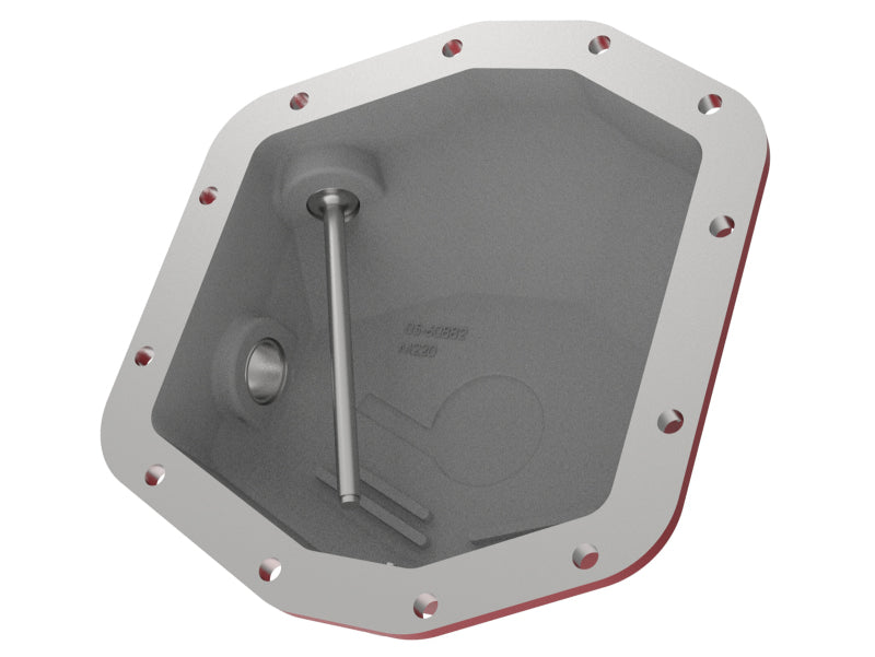 Load image into Gallery viewer, aFe Pro Series Rear Differential Cover Red 2018+ Jeep Wrangler (JL) V6 3.6L (Dana M220)
