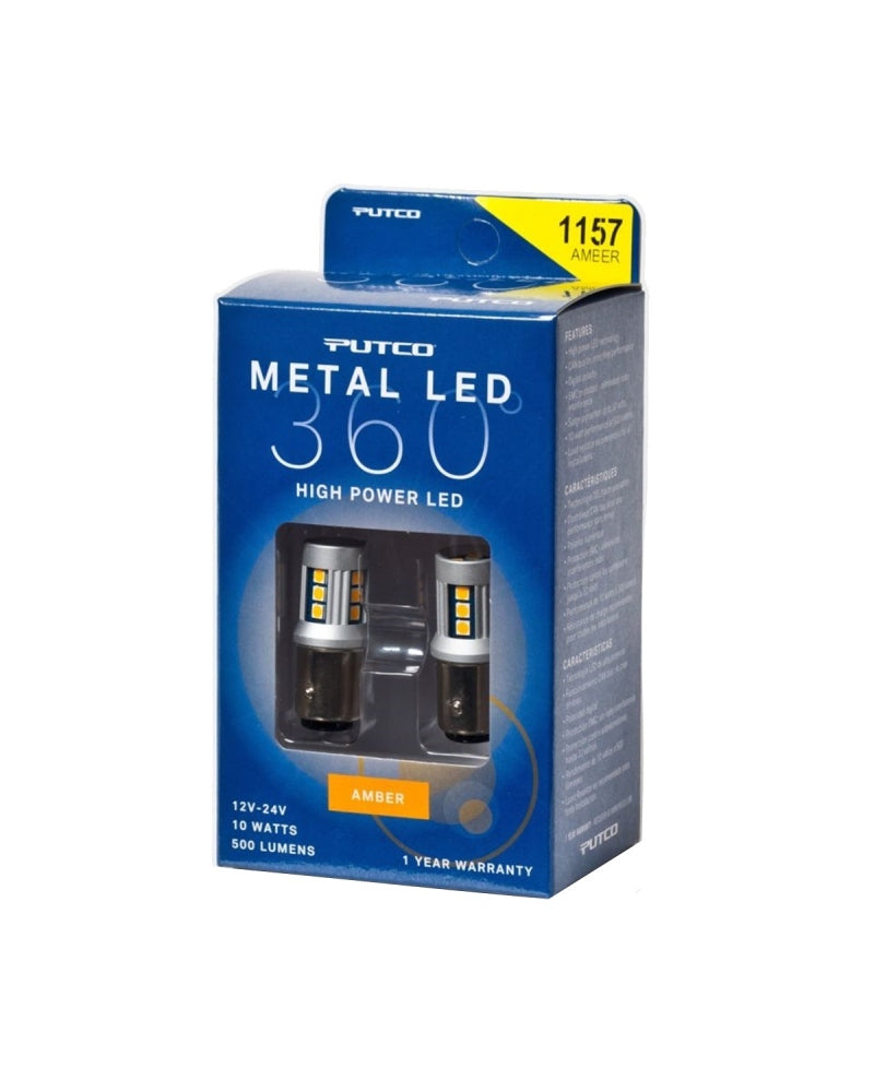 Load image into Gallery viewer, Putco 1157 - Amber Metal 360 LED
