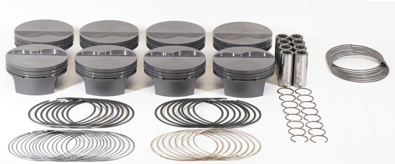 Load image into Gallery viewer, Mahle MS Piston Set SBF 348ci 4.035in Bore 3.4in Stroke 5.4in Rod .927 Pin -6cc 10.1 CR Set of 8
