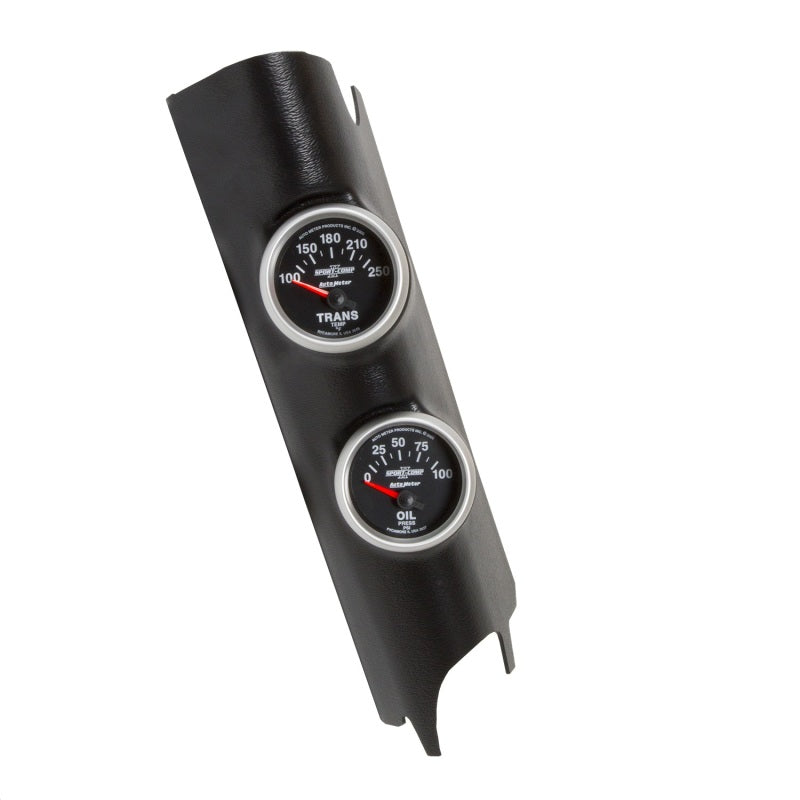 Load image into Gallery viewer, Autometer 11+ Jeep Wrangler A-Pillar Trans Temp/Oil Pressure Sport Comp 2 Gauge Kit
