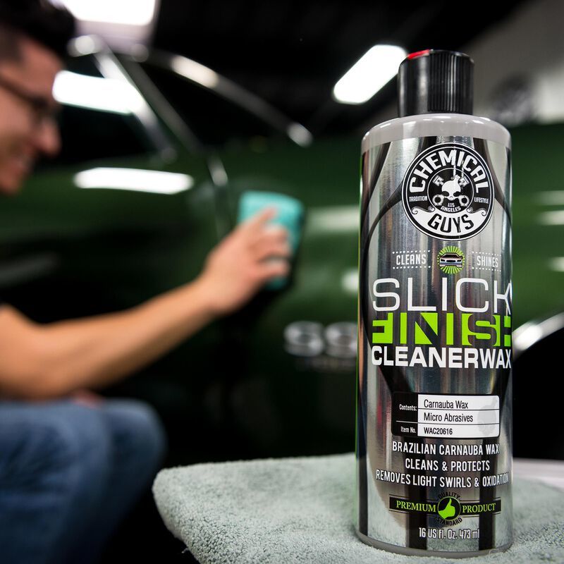 Load image into Gallery viewer, Chemical Guys Slick Finish Cleaner Wax - 16oz
