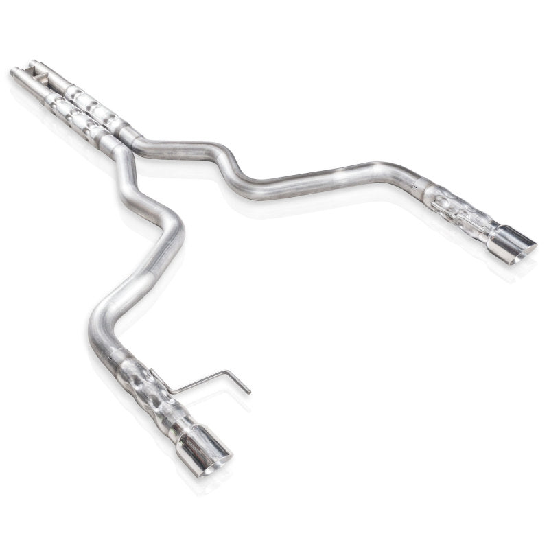 Load image into Gallery viewer, Stainless Works 2015-16 Mustang GT 3in Catback H-Pipe Retro Chambered Mufflers 2-1/2in Cores
