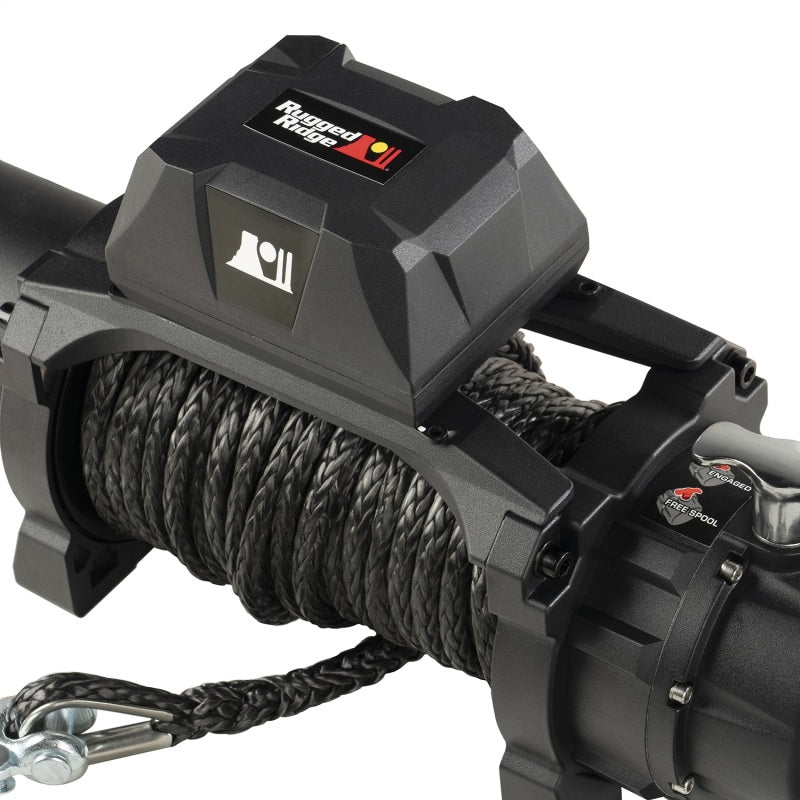 Load image into Gallery viewer, Rugged Ridge Trekker S10 Winch 10000lb Rope Wireless
