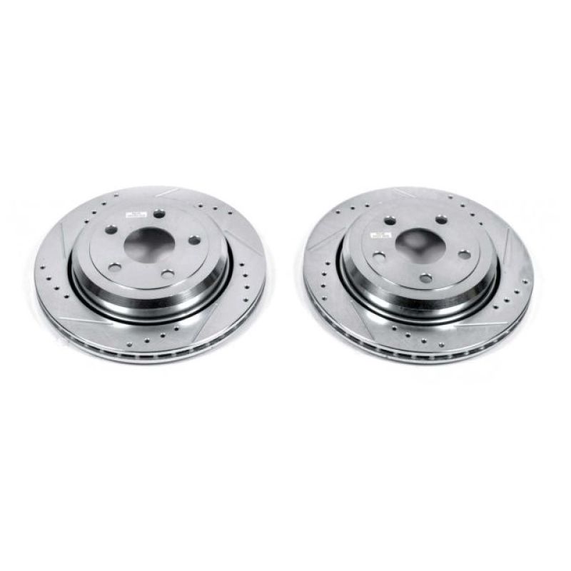 Load image into Gallery viewer, Power Stop 11-19 Dodge Durango Rear Evolution Drilled &amp; Slotted Rotors - Pair
