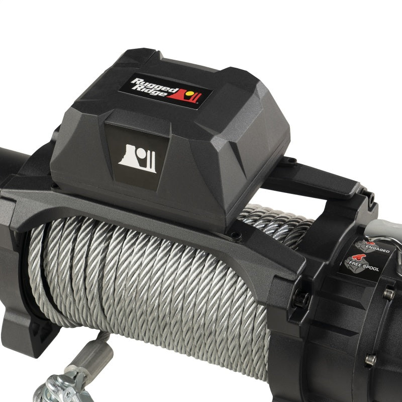 Load image into Gallery viewer, Rugged Ridge Trekker C12.5 Winch 12500lb Cable Wired
