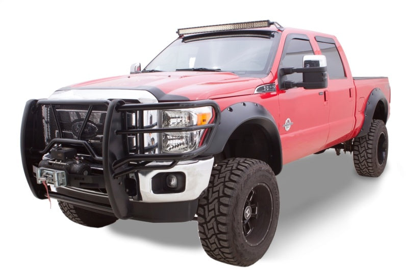 Load image into Gallery viewer, Bushwacker 11-16 Ford F-250 Super Duty Cutout Style Flares 4pc - Black
