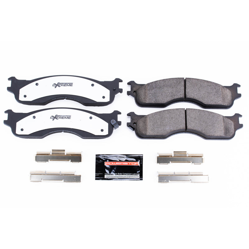 Load image into Gallery viewer, Power Stop 2004 Dodge Ram 1500 Front Z36 Truck &amp; Tow Brake Pads w/Hardware
