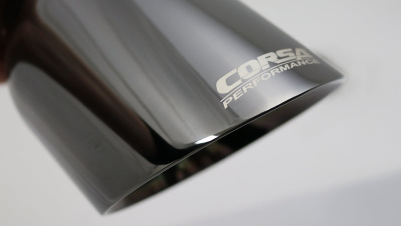 Load image into Gallery viewer, Corsa Single Universal 2.75in Inlet / 4.5in Outlet Black PVD Pro-Series Tip Kit
