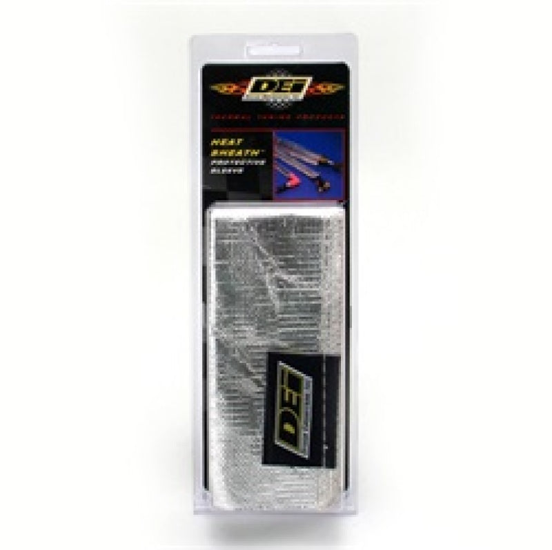 Load image into Gallery viewer, DEI Heat Sheath 1/2in I.D. x 3ft - Aluminized Sleeving - Sewn Edge
