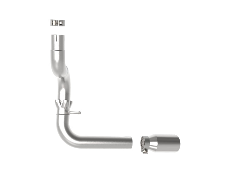 Load image into Gallery viewer, aFe 20-21 Jeep Wrangler Large Bore-HD 3in 304 Stainless Steel DPF-Back Exhaust System - Polished Tip
