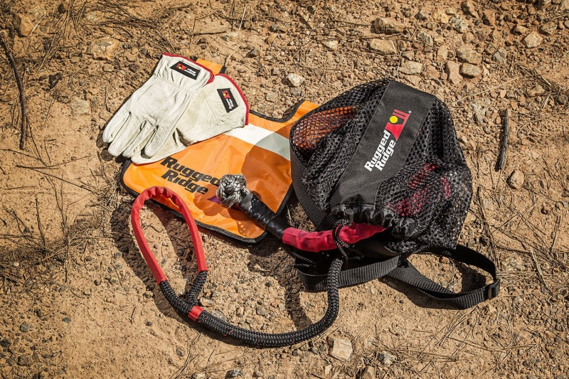 Load image into Gallery viewer, Rugged Ridge Premium Recovery Kit with Mesh Bag
