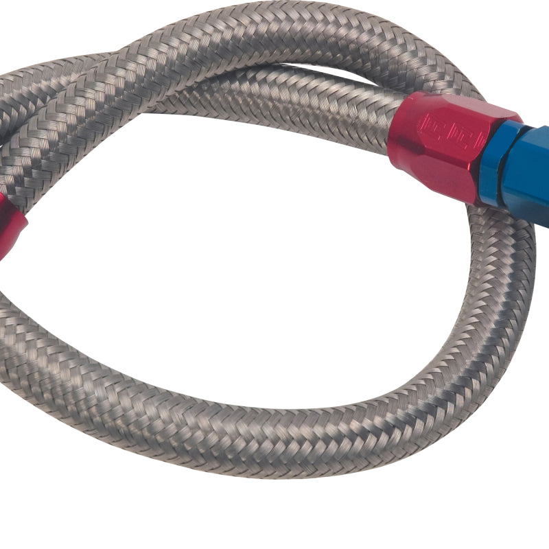 Load image into Gallery viewer, Edelbrock Fuel Line Braided Stainless for SBC ( Use w/ 8134 )
