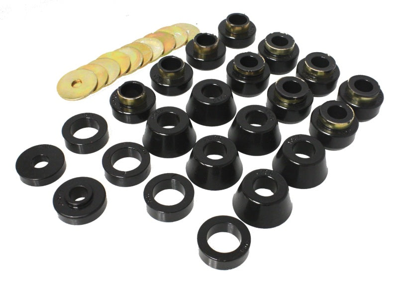 Load image into Gallery viewer, Energy Suspension 87-96 Jeep Wrangler Black Body(cab) Mount Set
