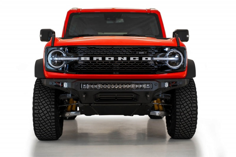 Load image into Gallery viewer, Addictive Desert Designs 2021+ Ford Bronco Stealth Fighter Front Bumper w/ Winch Mount
