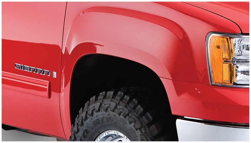 Load image into Gallery viewer, Bushwacker 07-10 GMC Sierra 2500 HD Boss Pocket Style Flares 2pc - Black
