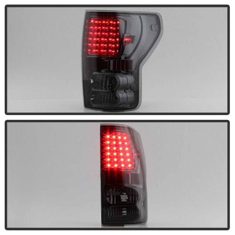 Load image into Gallery viewer, xTune Toyota Tundra 07-13 LED Tail Lights Smoke ALT-ON-TTU07-LED-SM
