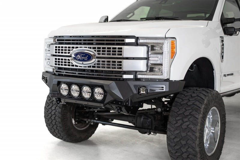 Load image into Gallery viewer, Addictive Desert Designs 17-20 Ford Super Duty Bomber Front Bumper w/ Mounts For 4 Rigid 360 6in
