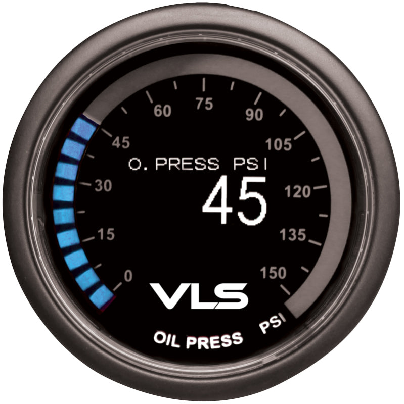 Load image into Gallery viewer, Revel VLS 52mm 0-150PSI Digital OLED Oil Pressure Gauge
