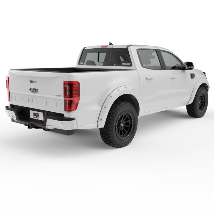 EGR 19-22 Ford Ranger Painted To Code Oxford Traditional Bolt-On Look Fender Flares White Set Of 4