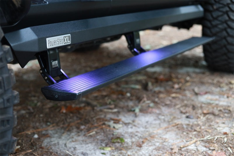 Load image into Gallery viewer, AMP Research 18-24 Jeep Wrangler JL 2DR PowerStep XL - Black (Incl OEM Style Illumination)
