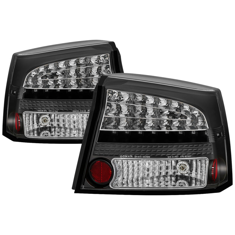 Load image into Gallery viewer, Spyder Dodge Charger 06-08 LED Tail Lights Black ALT-YD-DCH05-LED-BK
