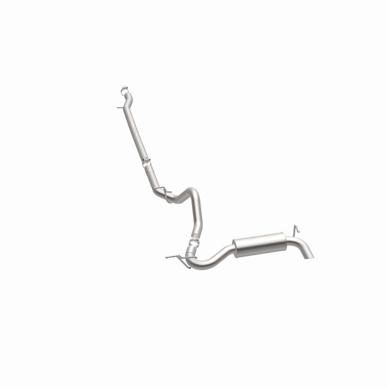 Load image into Gallery viewer, MagnaFlow 12-14 Jeep Wrangler 4dr Single Straight Rear P/S Exit Stainless C/B Performance Exhaust
