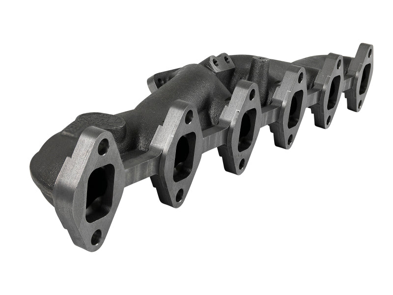 Load image into Gallery viewer, aFe Power BladeRunner Ported Ductile Iron Exhaust Manifold 94-98 Dodge Diesel Trucks L6-5.9L (td)
