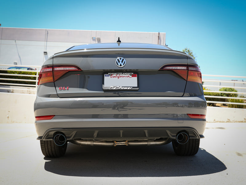 Load image into Gallery viewer, afe 19-21 VW Jetta GLI (MKVII) L4-2.0L (t) MACH Force-Xp 304 SS Cat-Back Exhaust System Blue Tips
