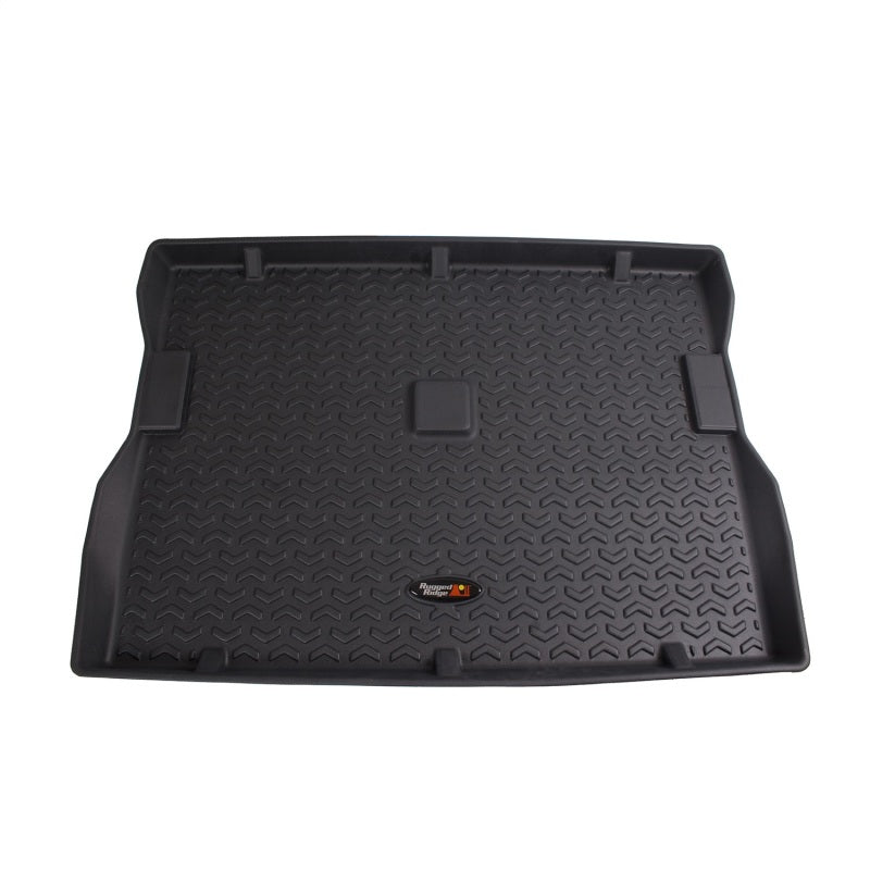 Load image into Gallery viewer, Rugged Ridge Floor Liner Cargo Black 1976-1986 Jeep CJ-7 / 87-95 Jeep Wrangler YJ
