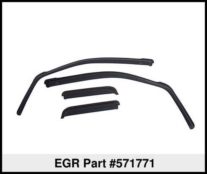 Load image into Gallery viewer, EGR 14+ Chev Silverado/GMC Sierra Crw Cab In-Channel Window Visors - Set of 4 (571771)
