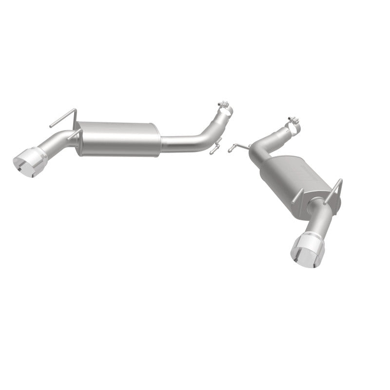 Load image into Gallery viewer, MagnaFlow Street Series Axle Back 14-15 Chevy Camaro 6.2L V8 SS Polished Dual Split Rear Exit
