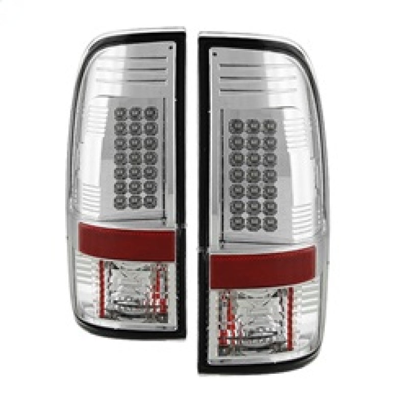 Load image into Gallery viewer, Spyder Ford Super Duty 08-15 LED Tail Lights Chrome ALT-YD-FS07-LED-C
