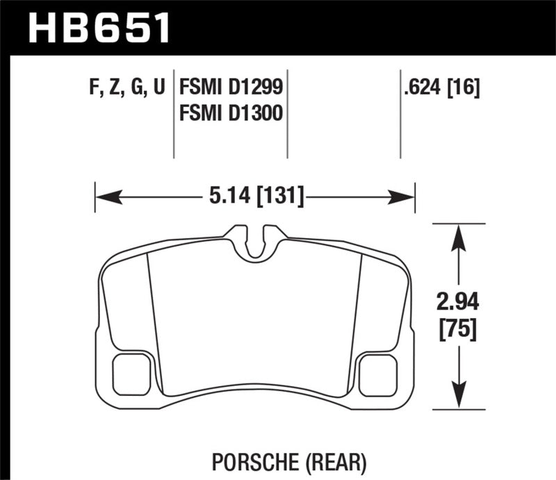 Load image into Gallery viewer, Hawk 09-11 Porsche 911 3.6L Carrera Exc. Ceramic Composite Brakes Rear ER-1 Brake Pads
